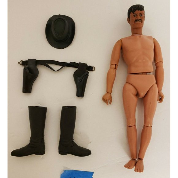 Butch Cavendish, Marx Lone Ranger 10" naked w. accessories, 1973,vintage (RK03) - Picture 1 of 5